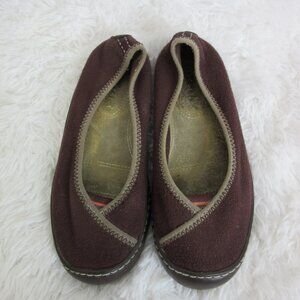 Terrasoles Shoes Rainier Women's Casual Slip On Flats Brown Comfort Size 6